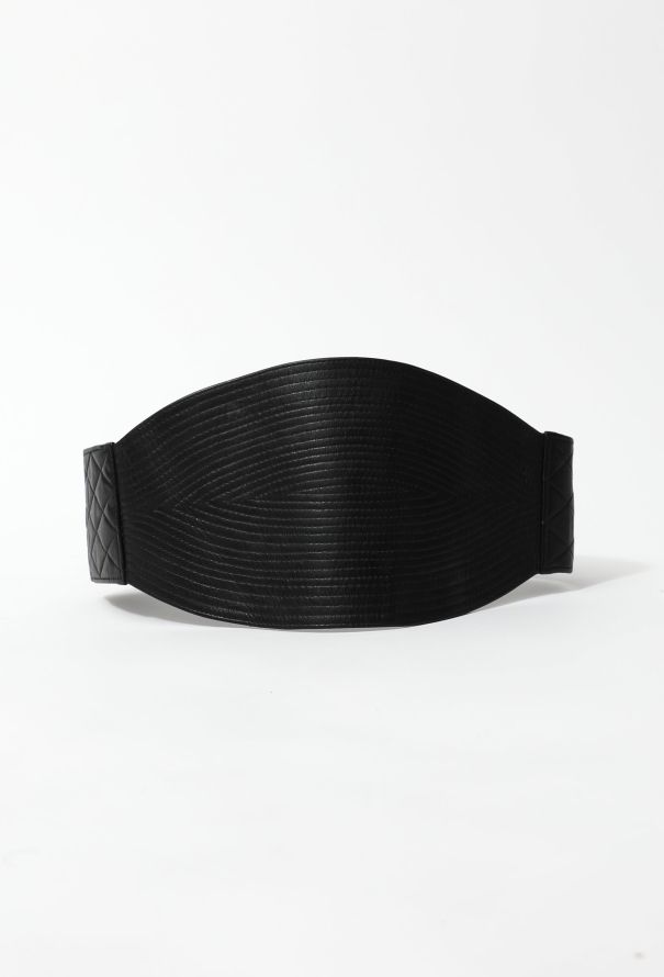 Chanel Quilted 'CC' Leather Belt - 5