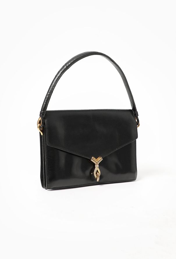 Hermès '70s Black Box Cordeau Bag - 3