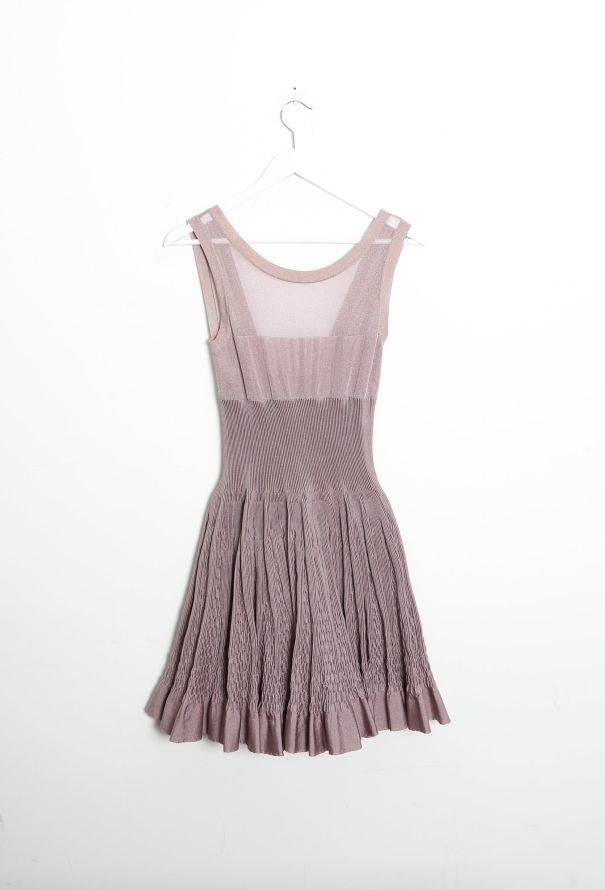 Alaïa Flared Metallic Skater Dress - 7