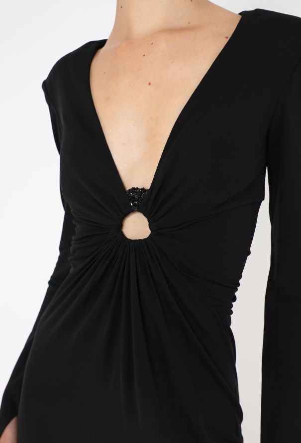 Azzaro COLLECTOR '70s Ruched Gown & Cape Ensemble - 5