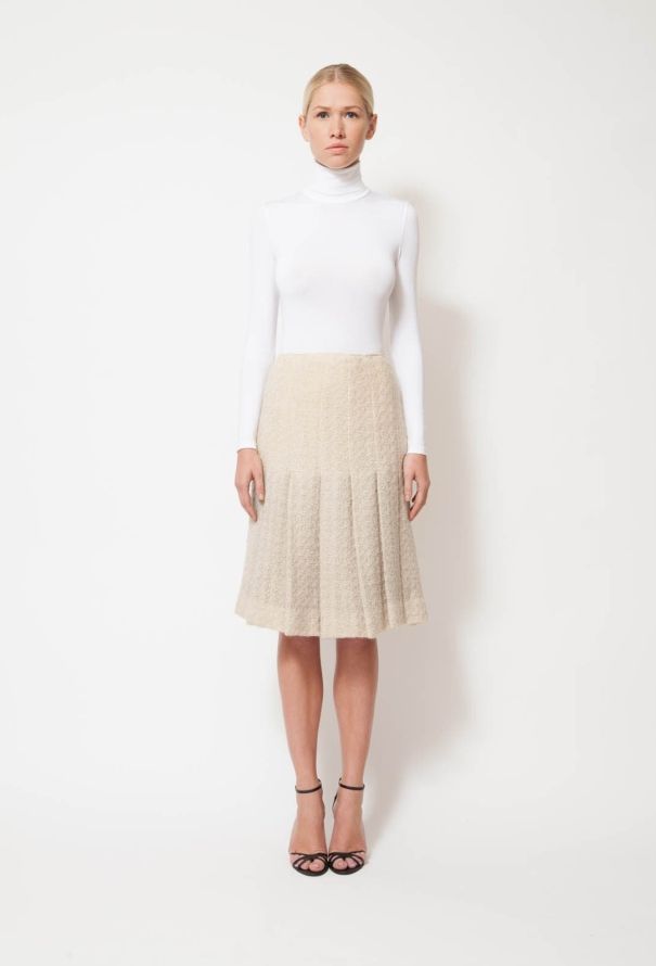 Exquisite Vintage Vintage Pleated Skirt - 4