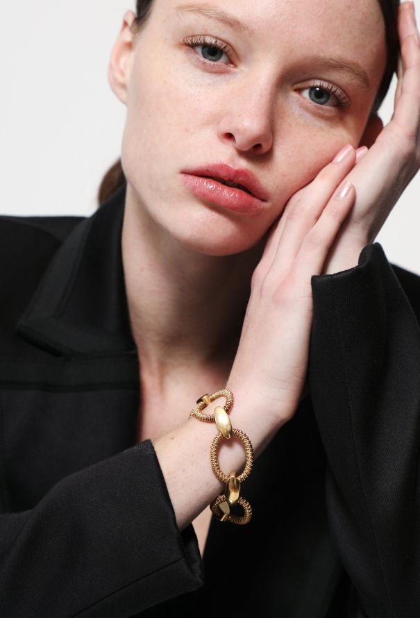 Vintage Fine Jewelry 18k Yellow Gold Bracelet - 2