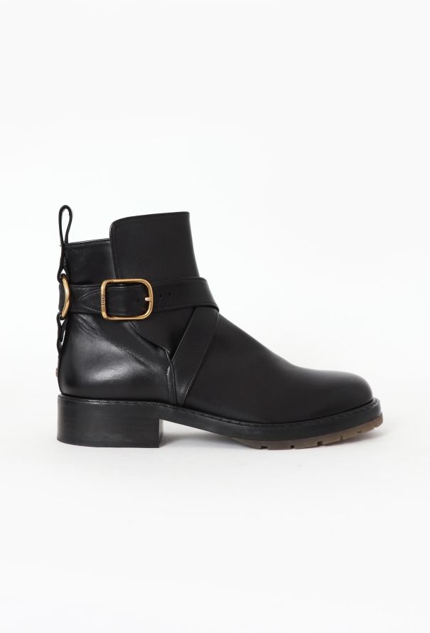 Chloé 2020 Leather Diane Combat Boots - 1