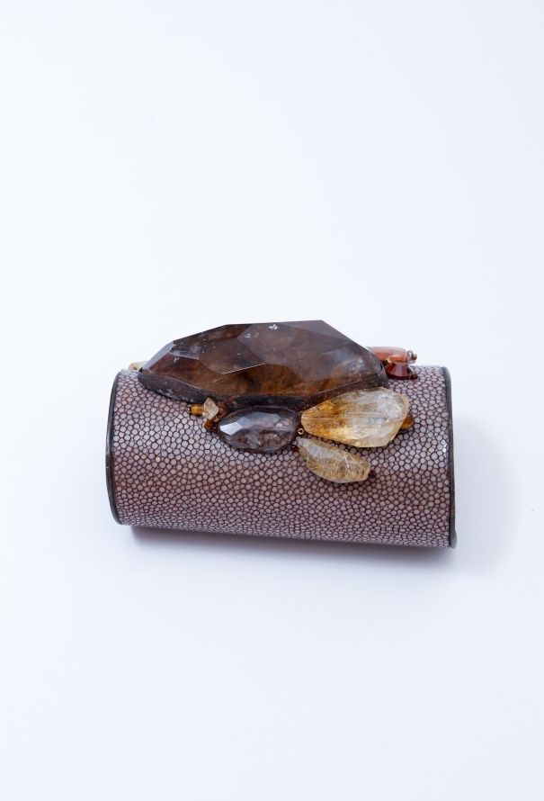 Exquisite Vintage Stingray Amber Cuff - 9