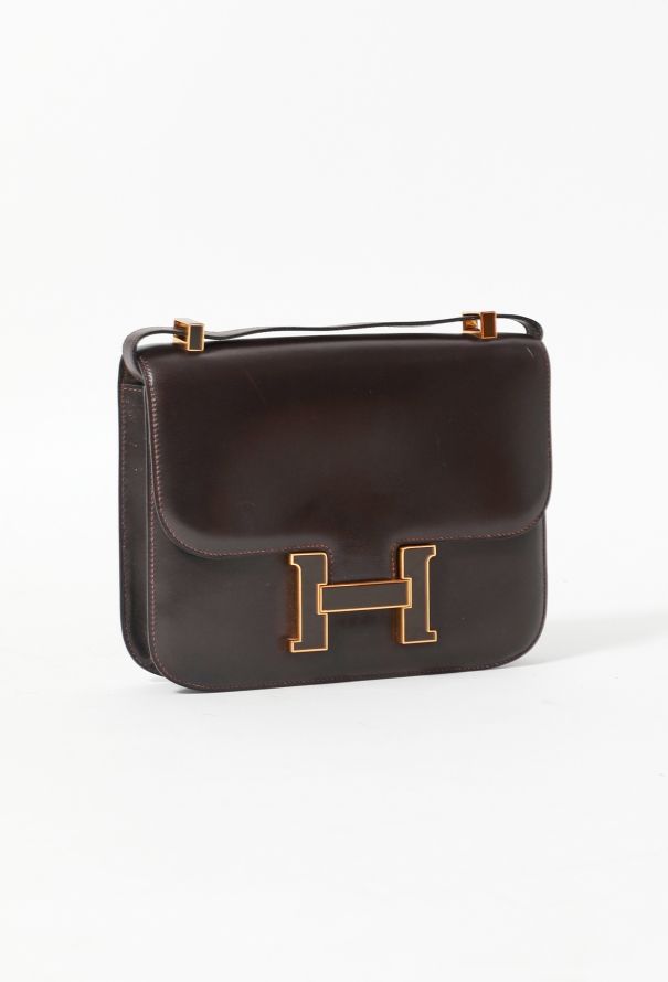 Hermès Constance 24 – Ébène Box Leather & Enamel H Closure - 4