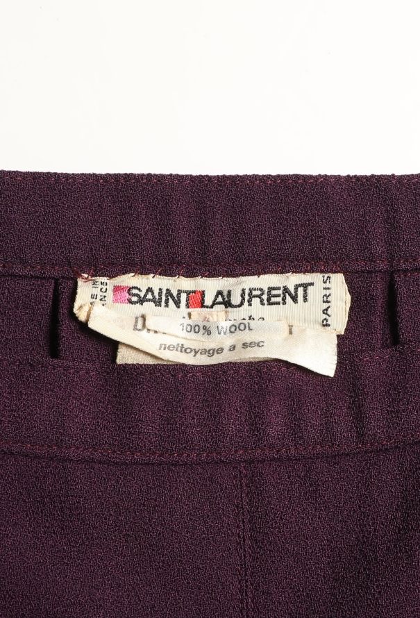Saint Laurent F/W 1973 Pleated Crêpe Skirt - 6