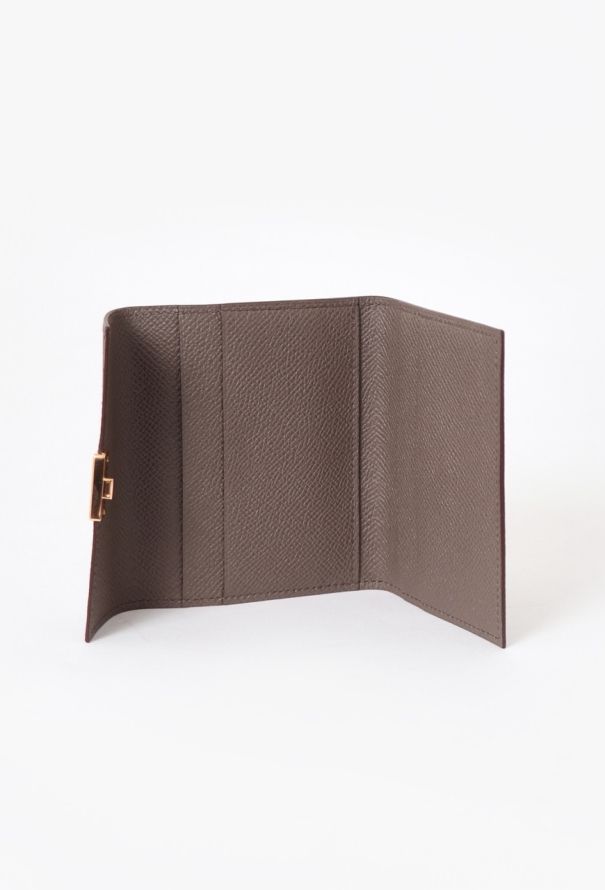 Hermès Etoupe Epsom Clic 10 Wallet - 9