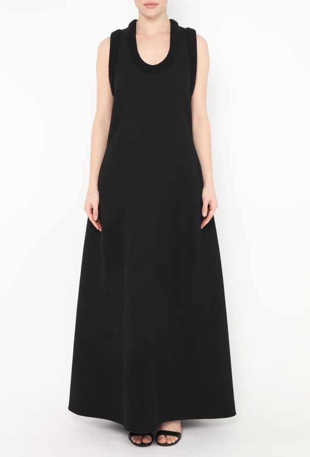 The Row 2024 Ribbed Trim Maxi Dress - 4