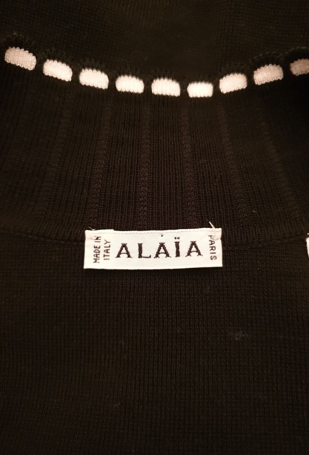 Alaïa RARE S/S 1992 'Mon Coeur est à Papa' Ensemble - 8