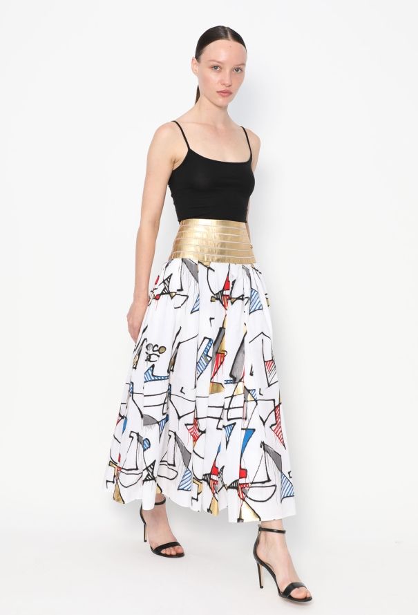 Chanel Pre-Fall 2019 Paris-New York Printed Skirt - 6