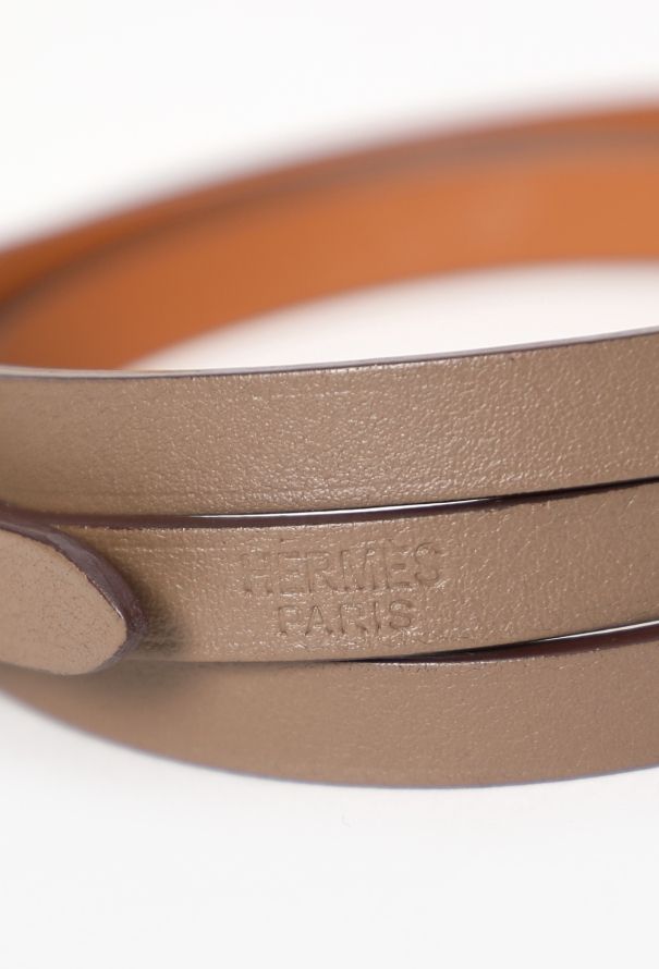 Hermès Swift 'Hapi' Triple-Tour Bracelet - 4