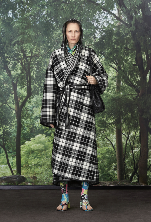 Balenciaga Resort 2020 Checkered Wool Coat - 2