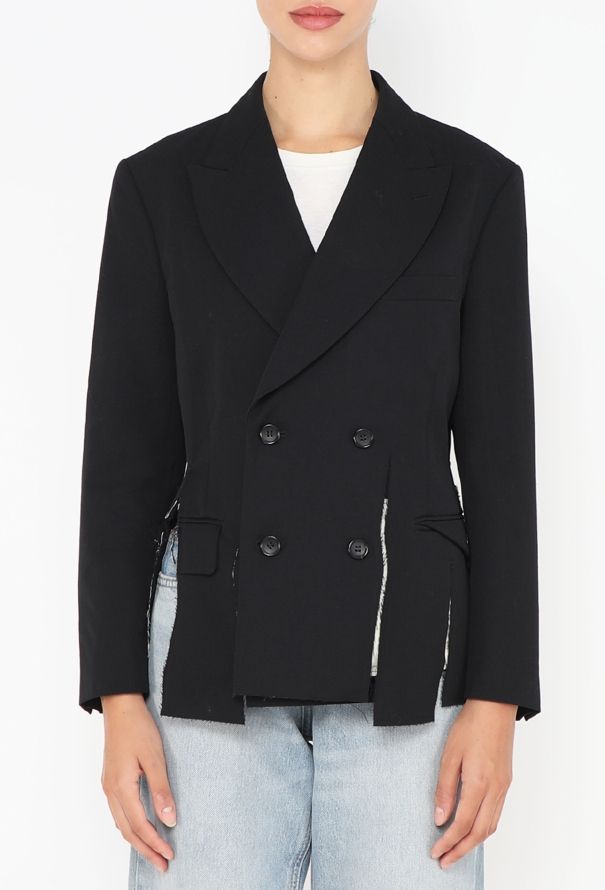 Comme des Garçons Deconstructed Twill Blazer - 1