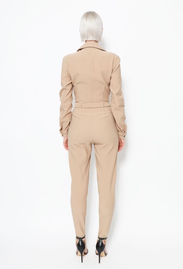 Prada 90s Belted Stirrup Jumpsuit - 4