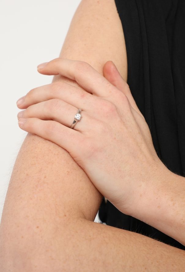 Tiffany & Co Lucida Platinum & Diamond Solitaire Ring - 2