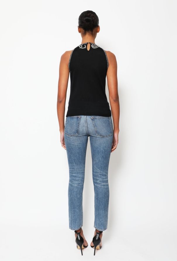 Balenciaga Embellished Cashmere Top - 3