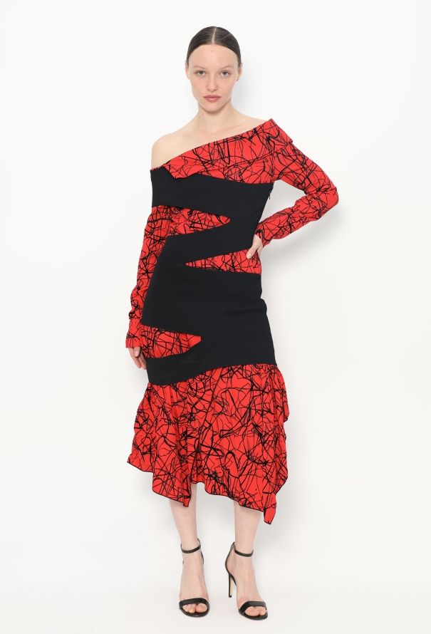 Proenza Schouler 2017 Abstract Bandage Dress - 4