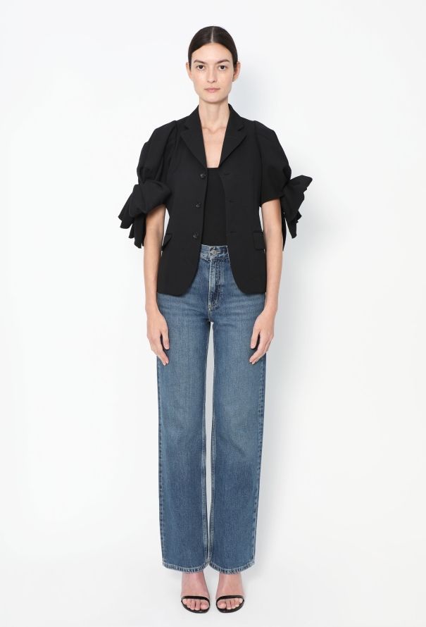 Comme des Garçons 2022 Bow Appliqué Jacket - 2