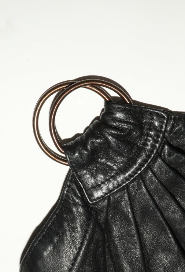 Alaïa RARE F/W 1983 Leather Wrap Skirt - 7