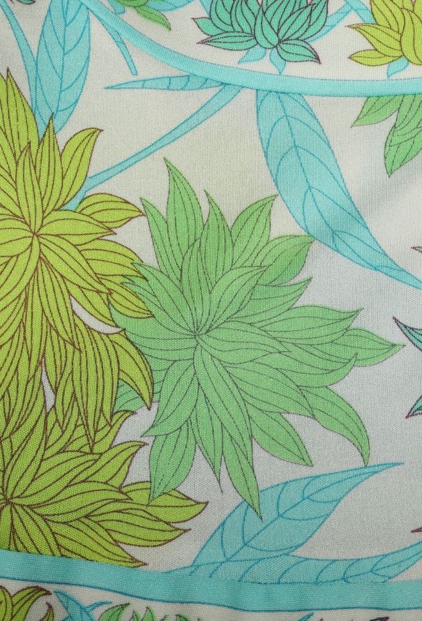 Emilio Pucci Early '70s Floral Printed Silk Dress - 7