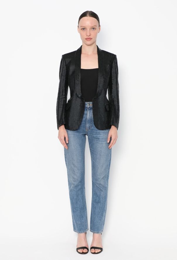 Balmain 2020 Sequin Embroidered Blazer - 3