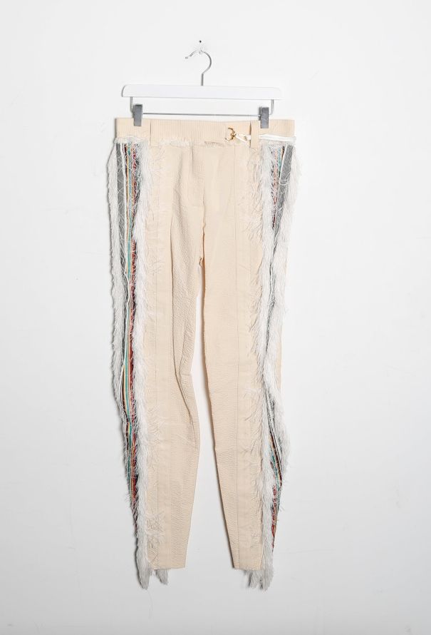 Paco Rabanne S/S 2016 Striped Fringe Trim Ensemble - 8