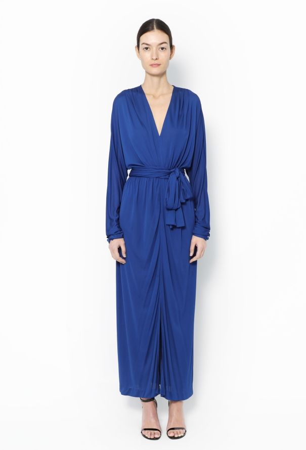Guy Laroche '70s Belted Jersey Dress - 3