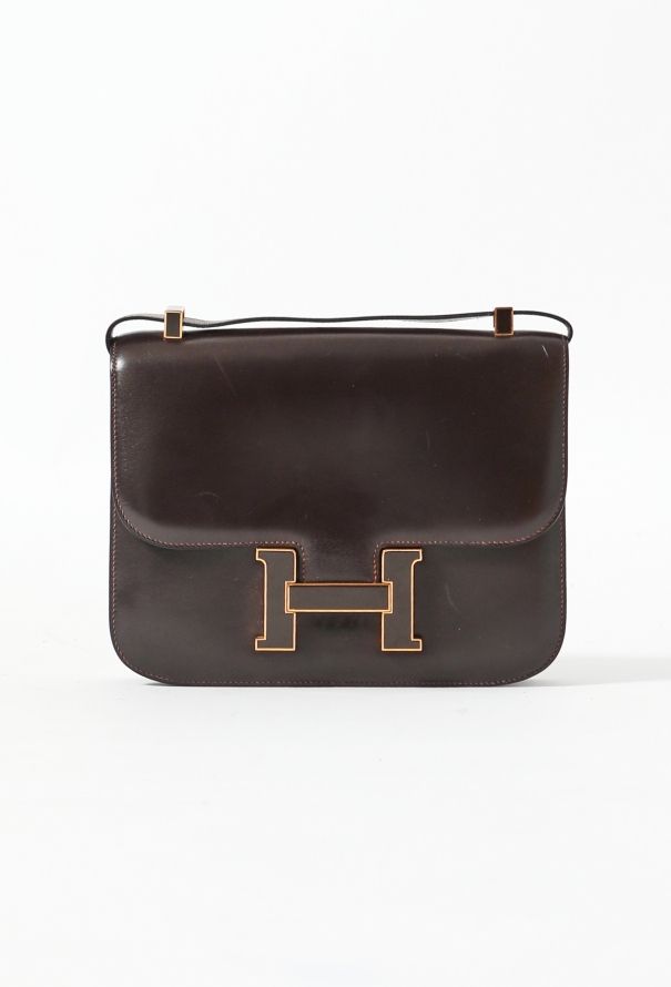 Hermès Constance 24 – Ébène Box Leather & Enamel H Closure - 1