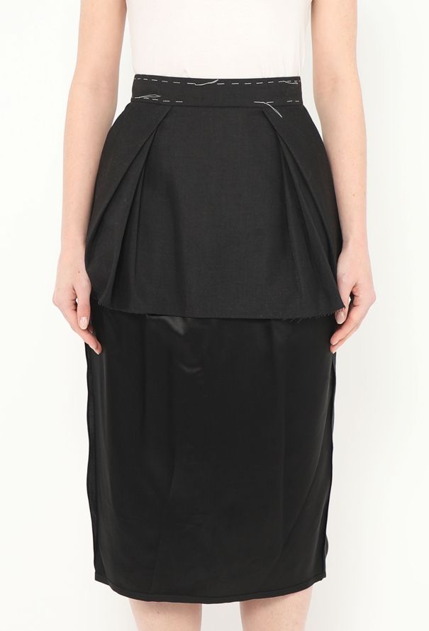 Maison Margiela 2024 Deconstructed Peplum Skirt - 2