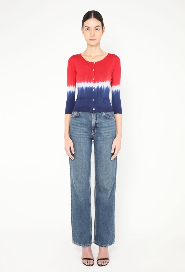 Prada S/S 2004 Tie-Dye Cardigan - 4