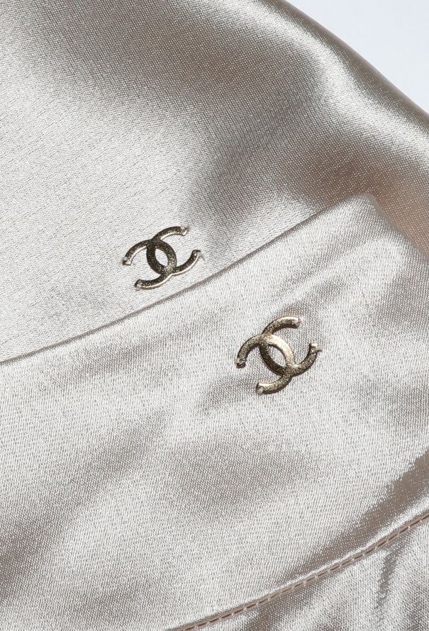 Chanel Charmeuse Cap-Sleeve Ensemble - 7