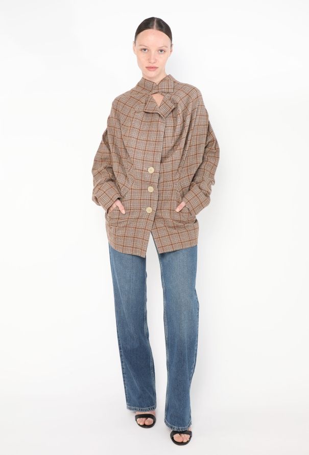 Vivienne Westwood Deconstructed Plaid Jacket - 2