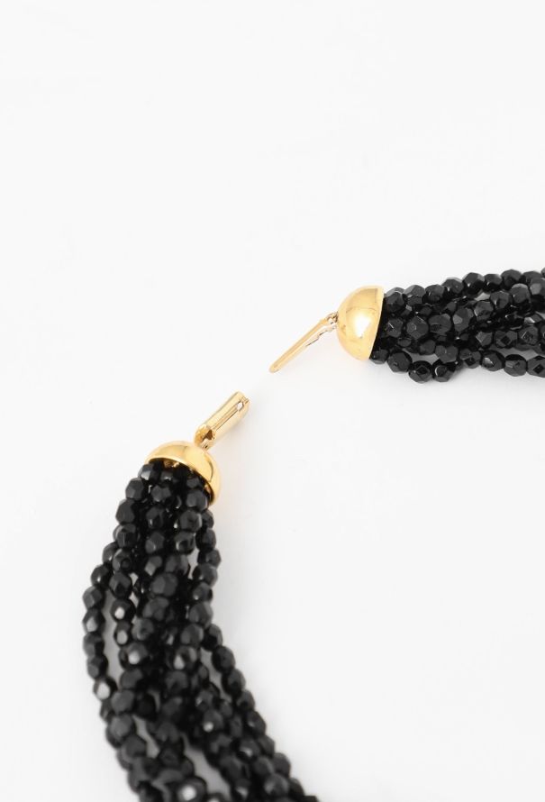 Valentino Vintage 'Jais de Paris' Pendant Necklace - 5