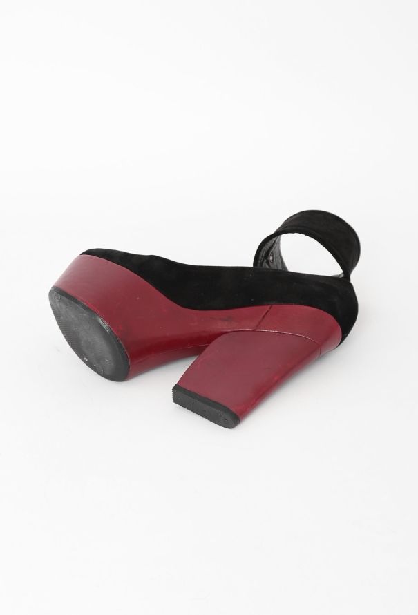 Céline S/S 2012 Suede Platform Heels - 6