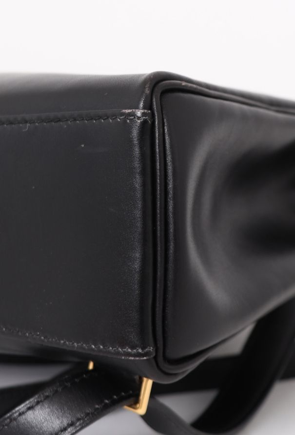 Hermès Vintage Black Box Kelly Ado 20 Backpack - 10