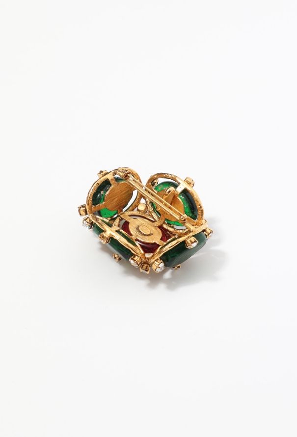 Chanel Iconic S/S 1994 Gripoix Brooch - 4