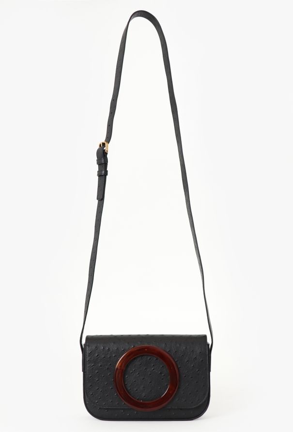 Saint Laurent 2017 Black Ostrich Eddie Shoulder bag - 1