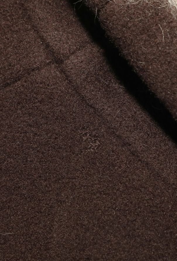 Balenciaga Pre-Fall 2011 Shearling Trim Peacoat - 10