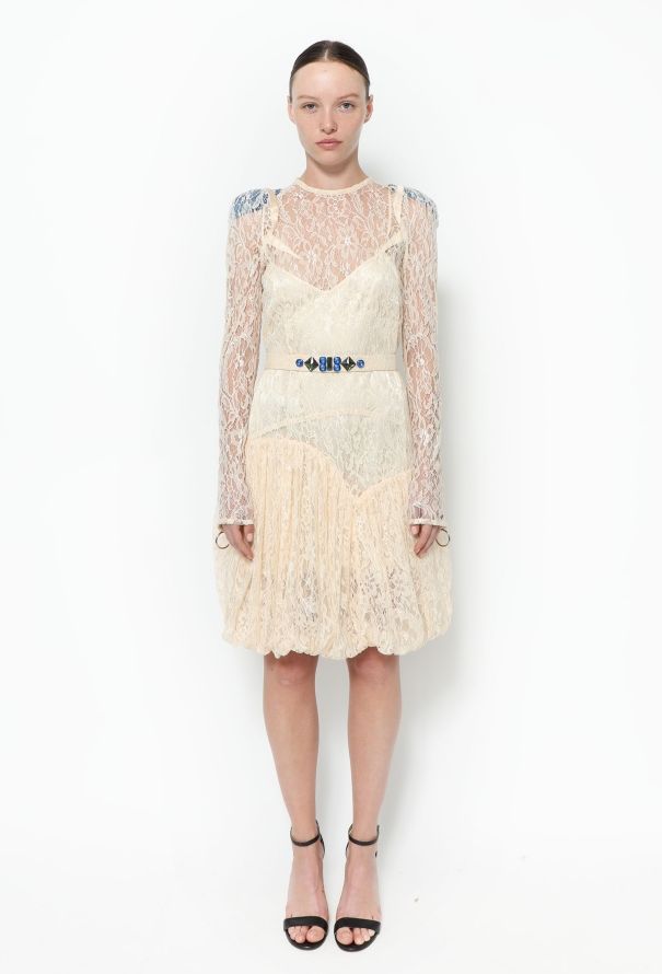Givenchy F/W 2009 Embellished Lace Balloon Dress - 1