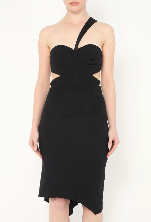 Gucci Tom Ford 2003 Chiffon One-Shoulder Dress - 2