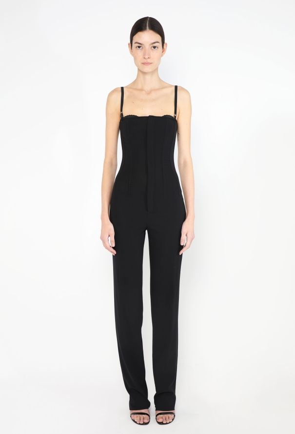 Dolce & Gabbana '90s Bustier Slit Jumpsuit - 3