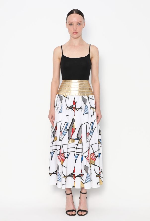 Chanel Pre-Fall 2019 Paris-New York Printed Skirt - 1