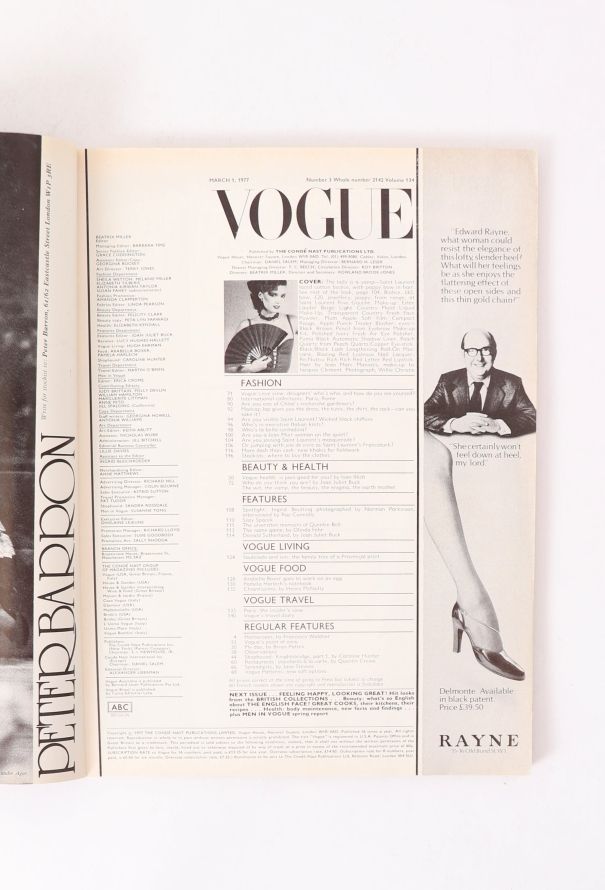 VOGUE UK '70s YSL David Bailey Trio - 7