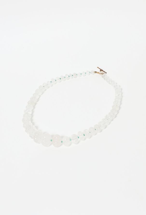 Scalloped Quartz Necklace - 2