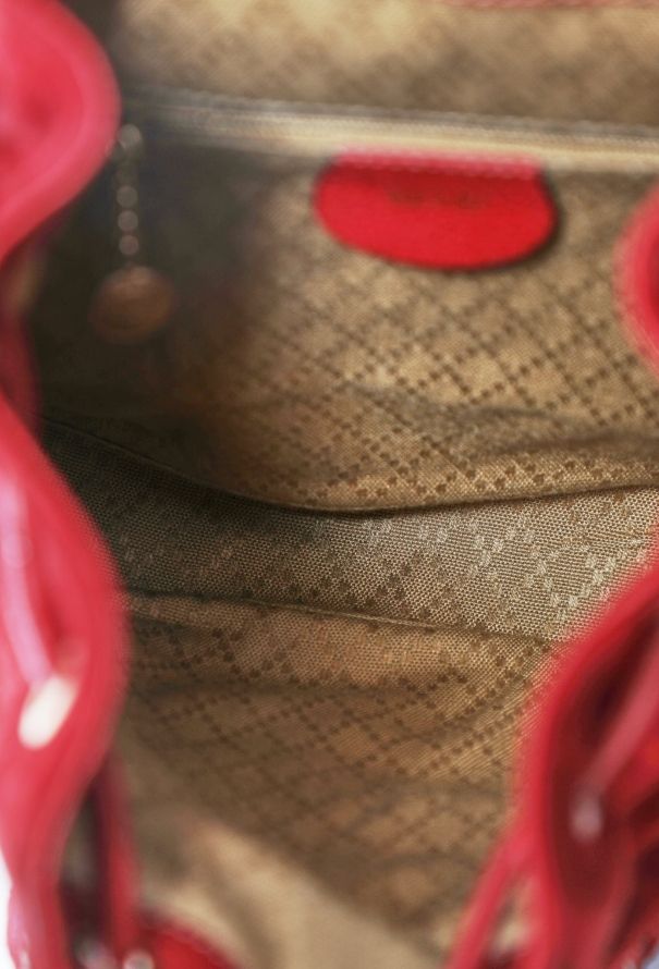 Gucci '90s Suede Bamboo Backpack - 13