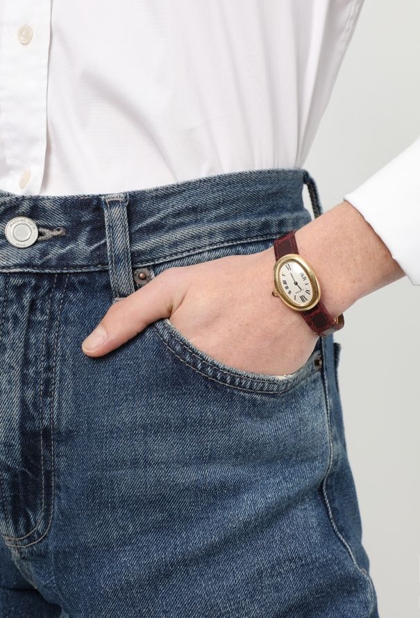 Cartier 18k Yellow Gold Baignoire Watch - 2