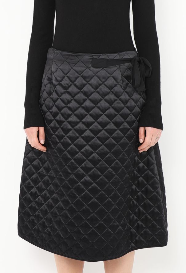 Céline F/W 2015 Belted Quilt Skirt - 3