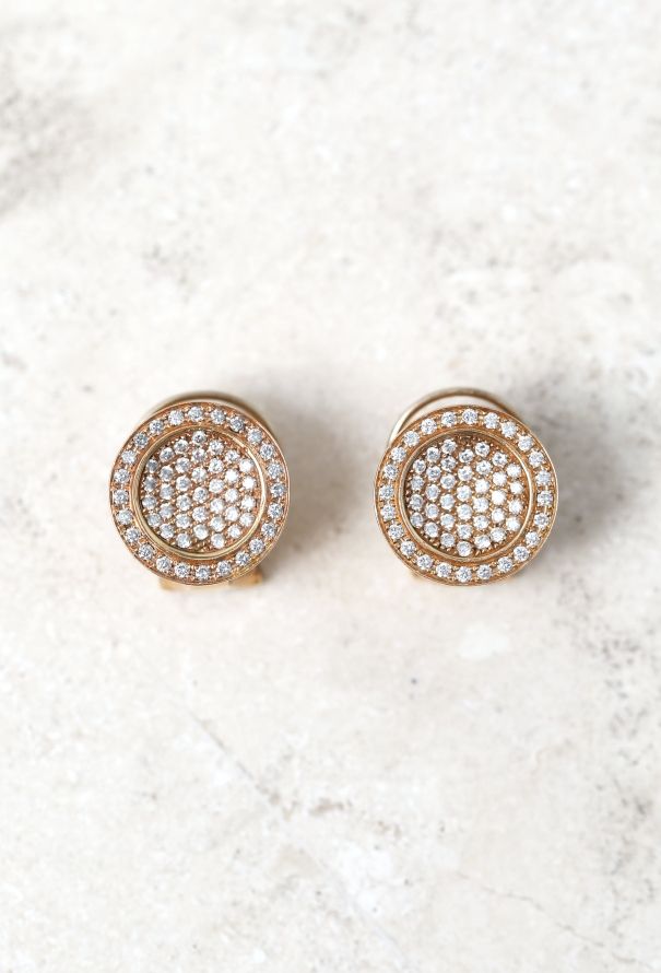 Vintage & Antique 18k Yellow Gold & Diamond Earrings - 5