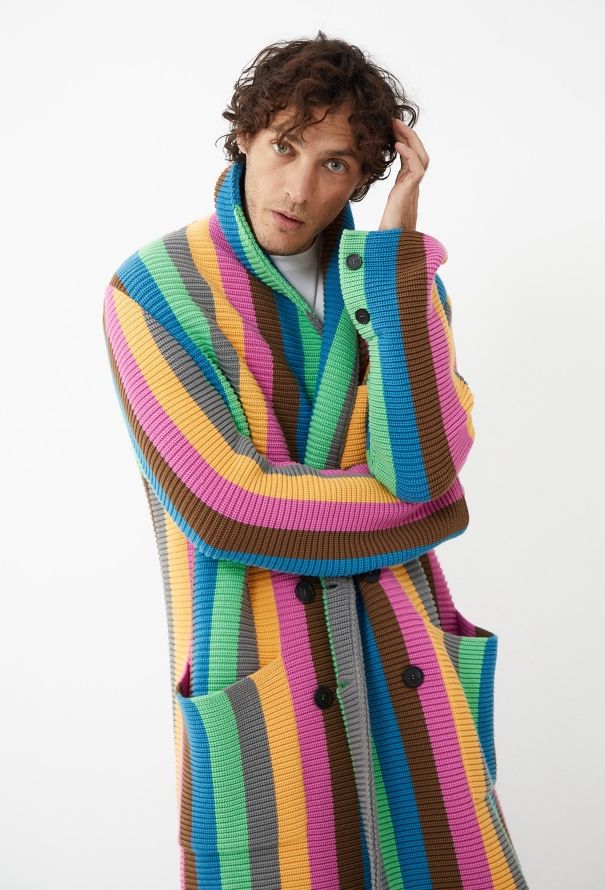 Loewe S/S 2016 Oversized Striped Cardigan - 3
