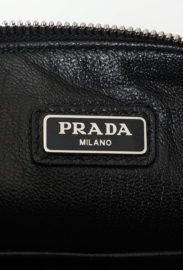 Prada Printed Saffiano Clutch - 11